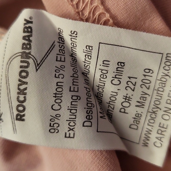 "Girls Make History" blush pink long sleeve top - Picture 7 of 7